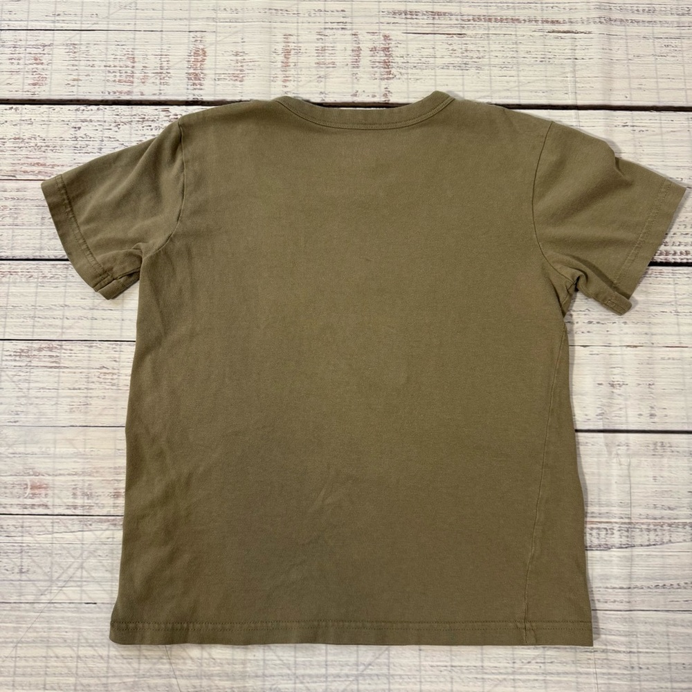 Boden Kids Motorcycle Graphic Tee - Olive 5-6 year old - Picture 4 of 10